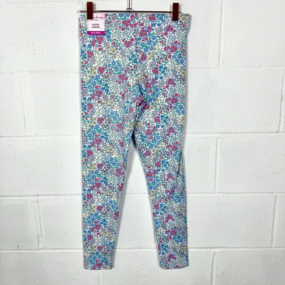 NEW Tommy Bahama Girls Leggings‎ Floral Spring Summer Bloom Core Garden SZ 10-12